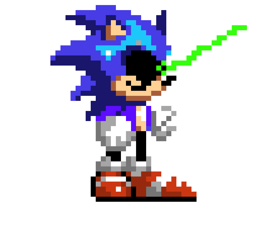 [9664c4] Sonic (Segatale) Sprite - FastTime Mode
