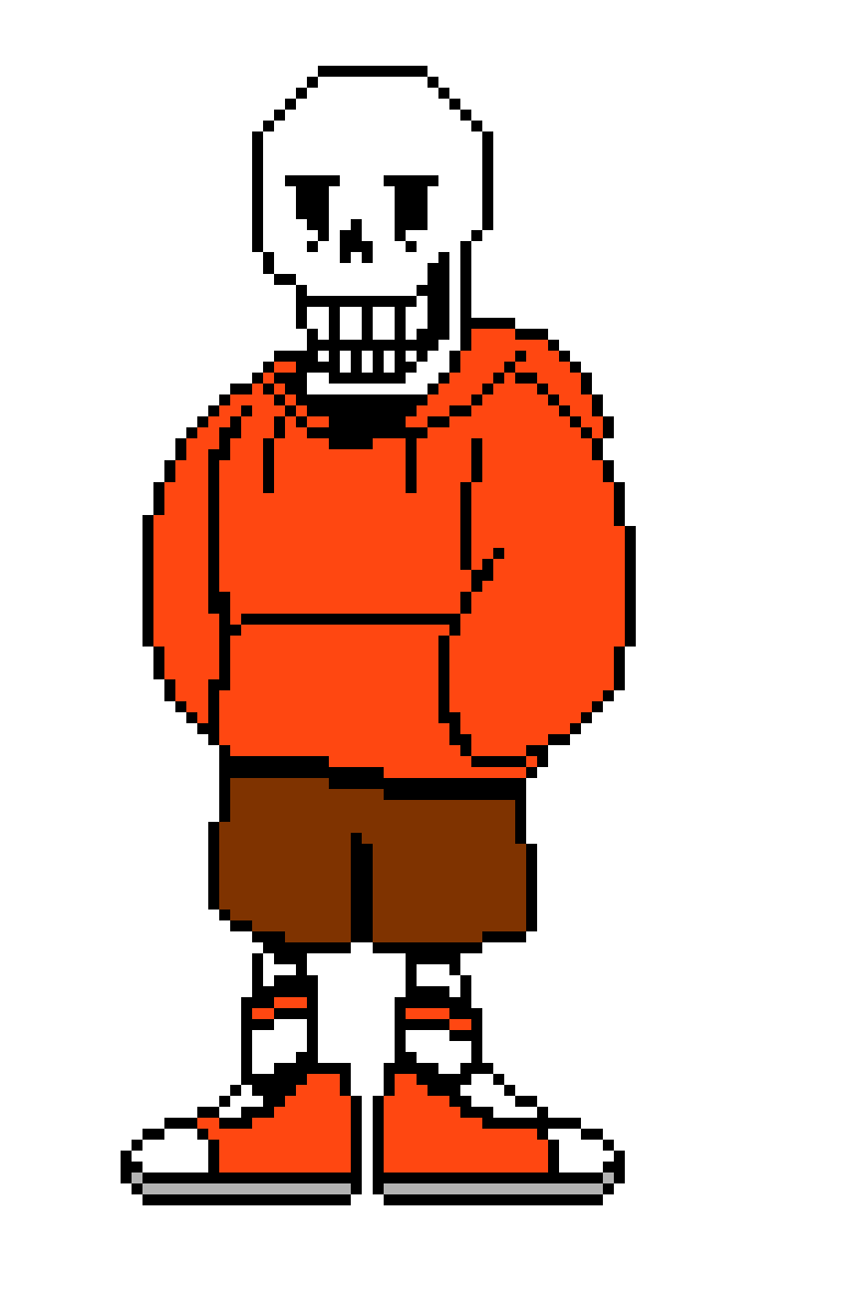 [9b32f3] Underswap Papyrus Sprite.
