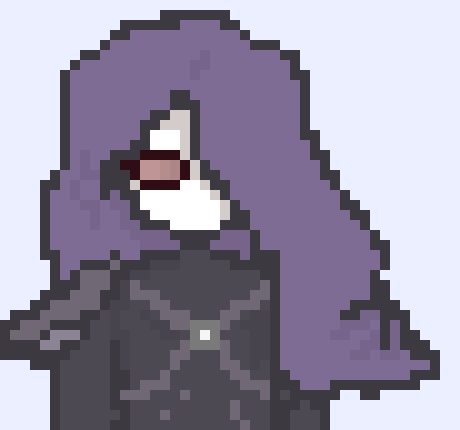 [1bdf40] *she stares at the group, quiet. her hand hovering over the hilt of her sword.*