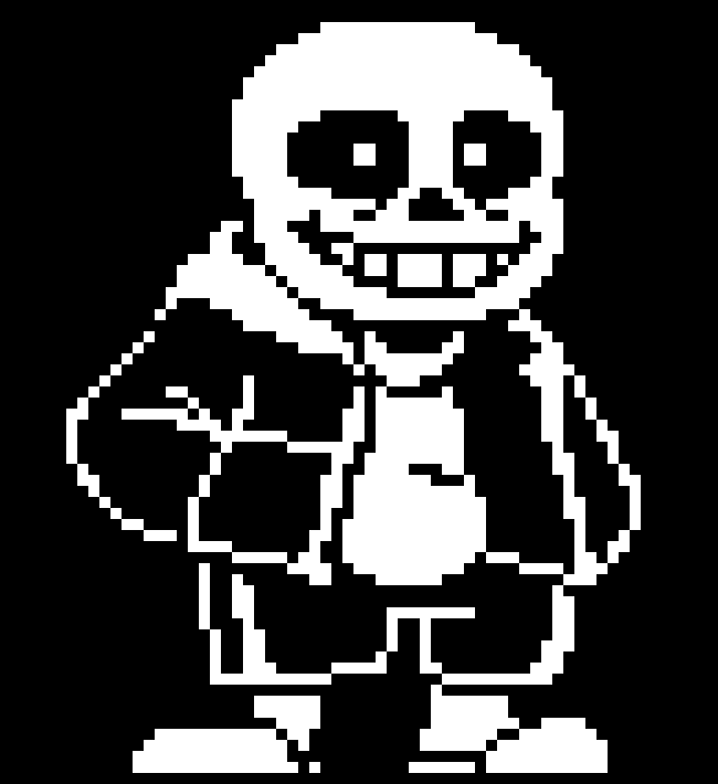 Sans Sprite Sideways