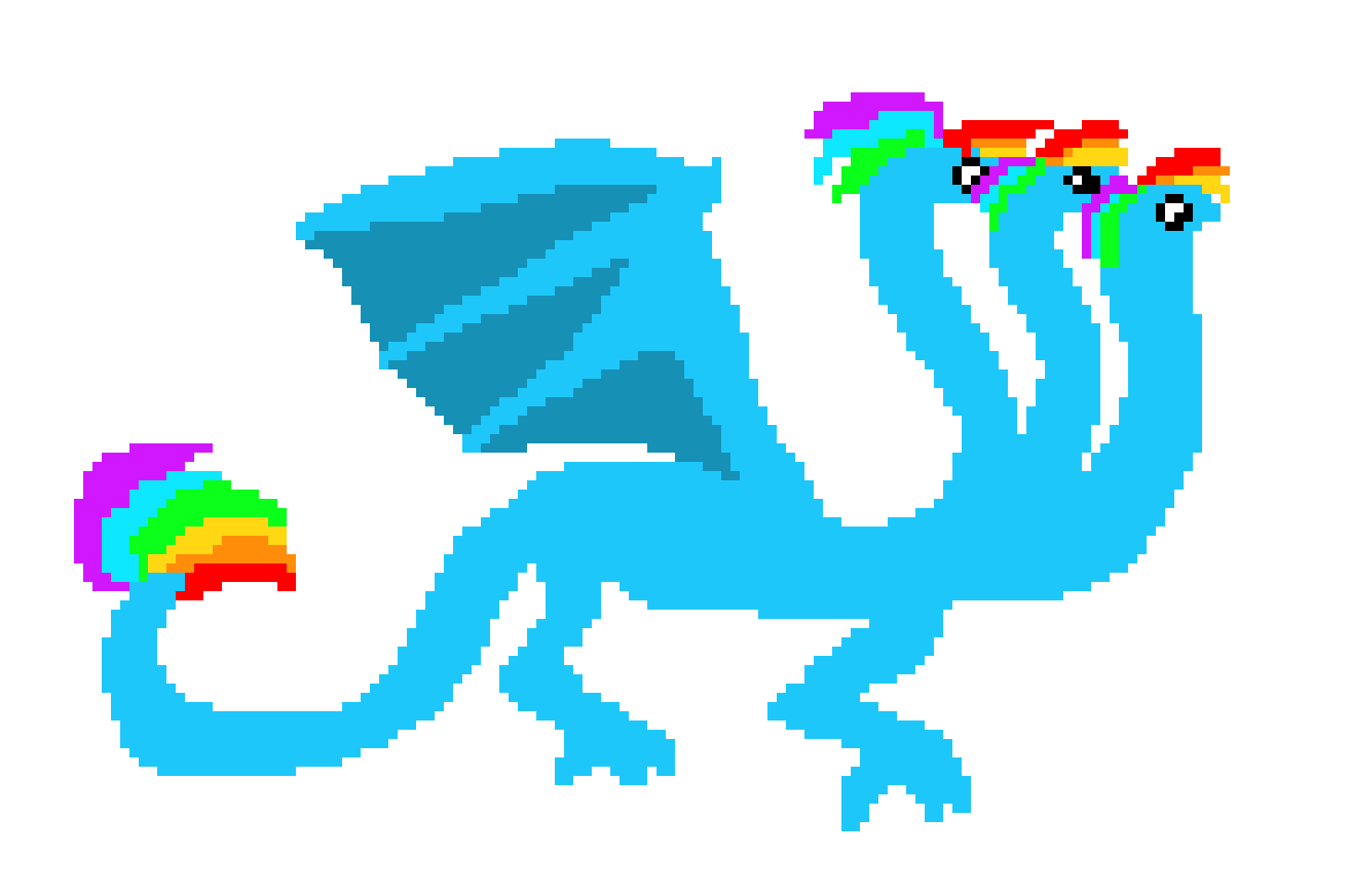 [9664c4] rainbow dash as hydra