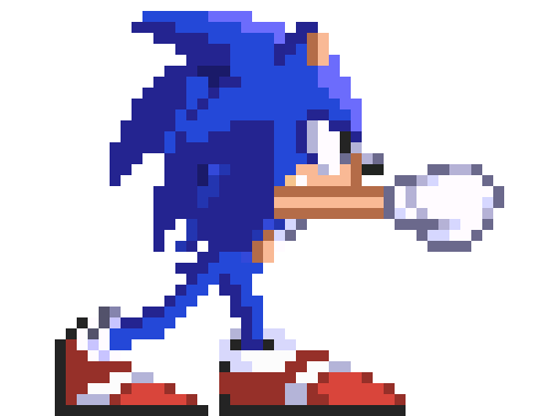 [60b334] [ " Storming-Blue-Speedster! "] ( Sonic ) *Punch*