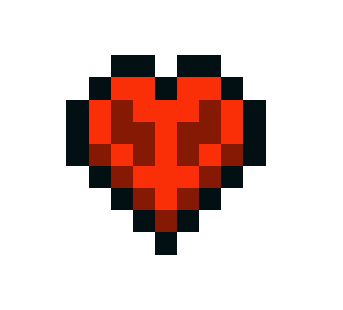 [1e039d] Minecraft Hardcore heart