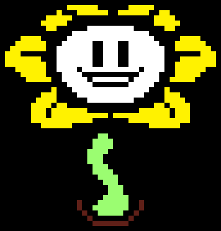 [4f4e68] Colored Flowey sprite