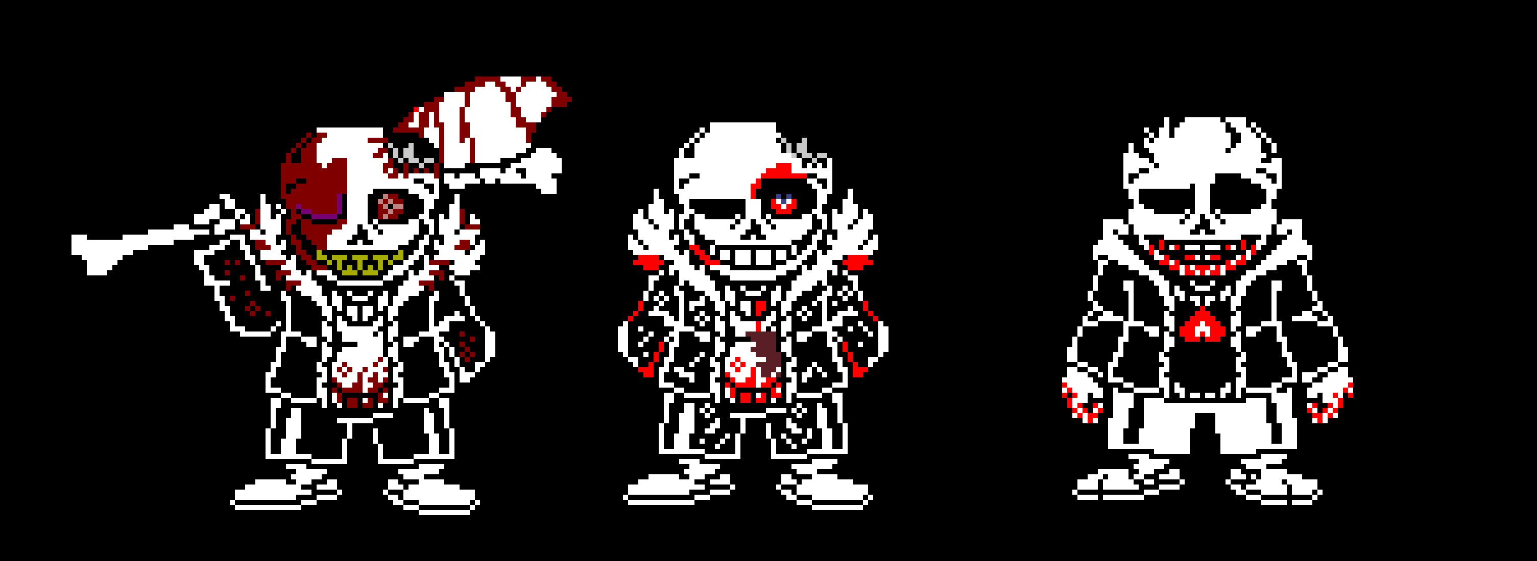 [7dc66f] Blood Splattered Triumvirate