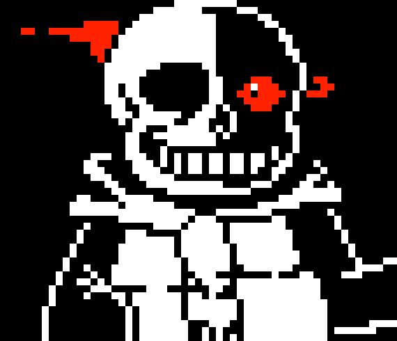 [a82578] *Sans is determined to kill you* *he blasts Tiny Tim into nothingness so he docent regen*
