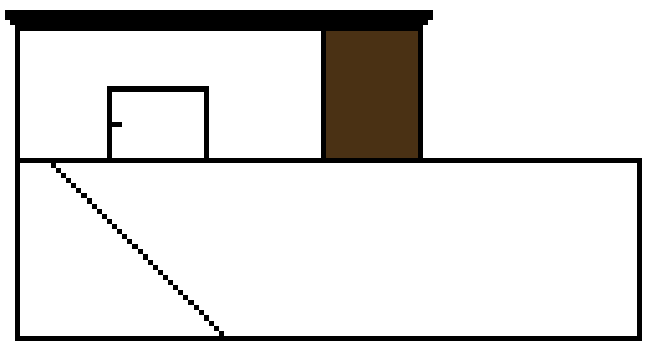 [9664c4] Rabbit hutch with run