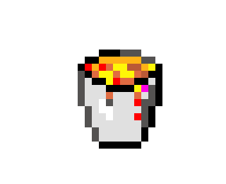 [9664c4] Minecraft Lava Bucket