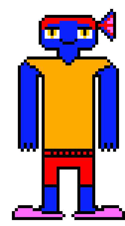 [9664c4] fishile (my oc for undertale)