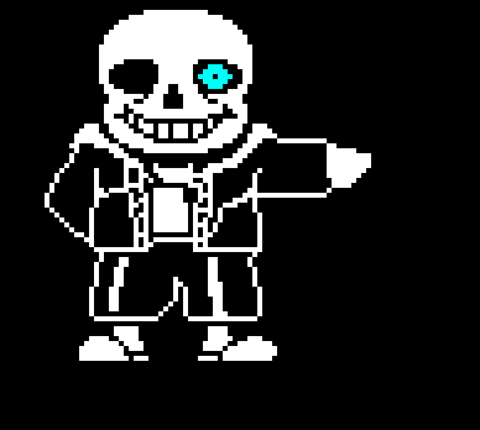 [9664c4] black and white sans fight arm