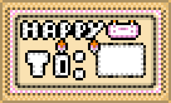 [72adb8] birthday cake card to: unknown