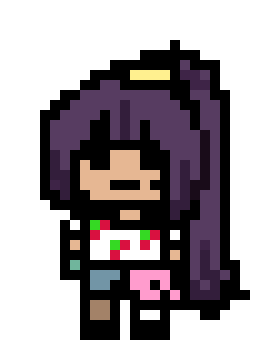 [55e4e5] danganronpa pixel sprite OC .
