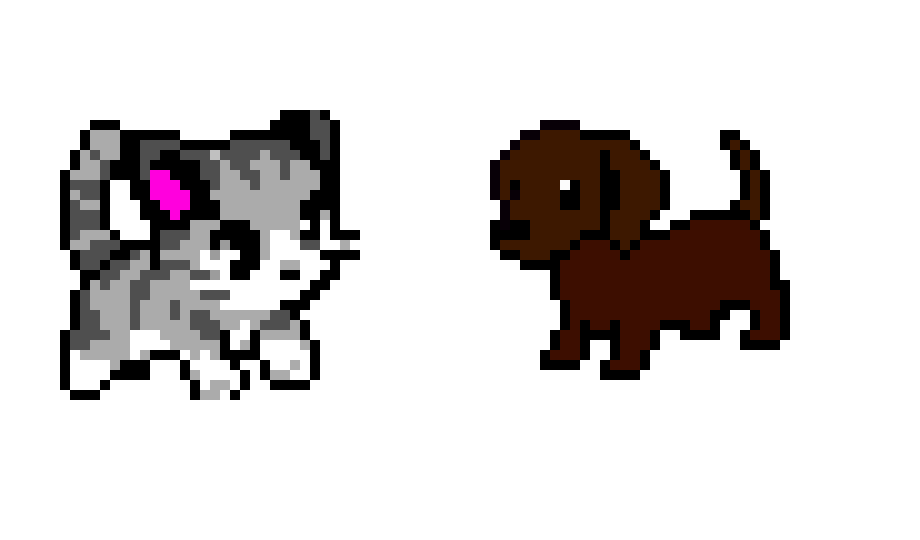 [3b8814] cat and dog