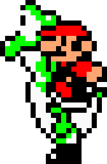 [917003] smb3 style mario riding yoshi