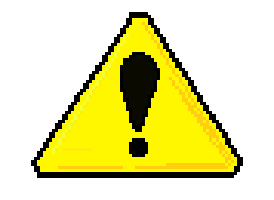 8-bit-caution-symbol