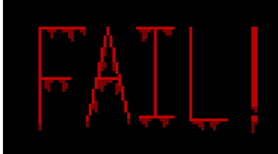 [0322de] failscreen