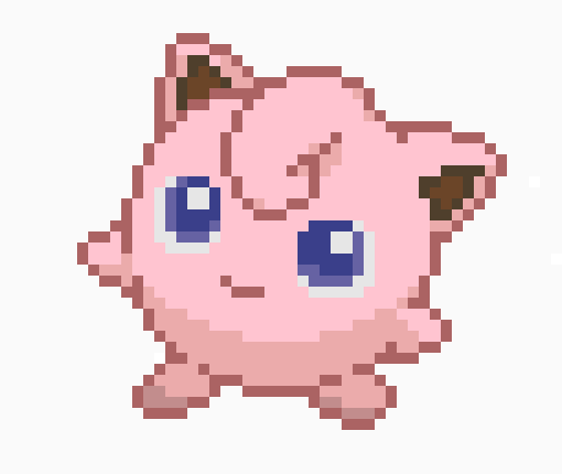 [44b816] Jigglypuff Pixel Art