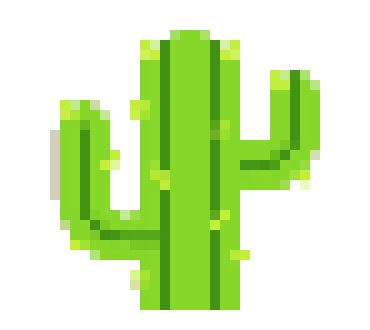 [8dc90b] pixel art cactus