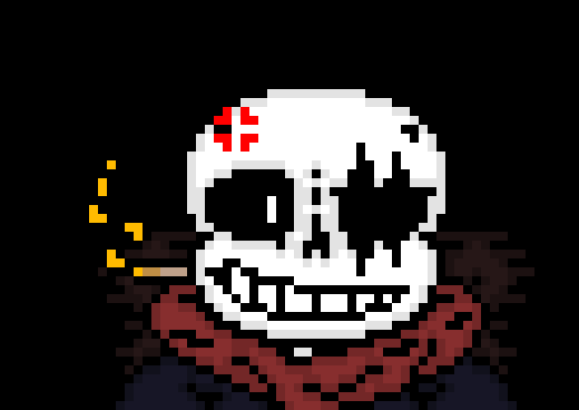 [57dac4] *shoots  bones into Dogamy's eyes* leave 'em be