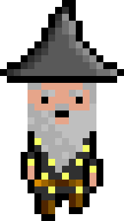 [bb0007] Pixel Wizard Starry Walking AniF2