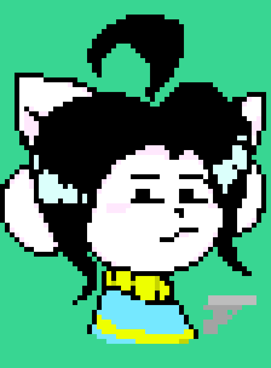 [4076f0] Put. the 200,000 yen....in....the goddamn....bag. -has a bag out of nowhere- -Temmie (cleetus)