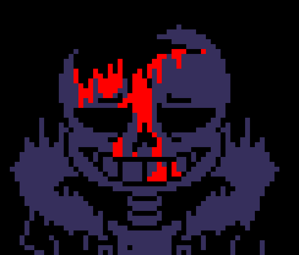 [7ce906] *(While walking into the bar, a strange thought came into his head.) -HorrorTale Sans