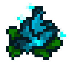 [39df1d] Pixel Coral For Reece