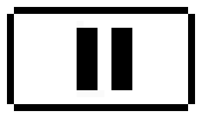 Pixel pause Button