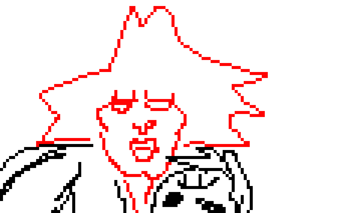 [9d0d2e] I was literally about to point out that looks like the beast form you made of me