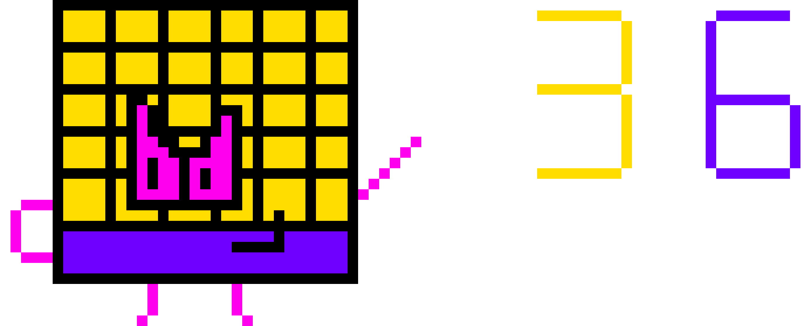 [b4905e] Numberblock 36