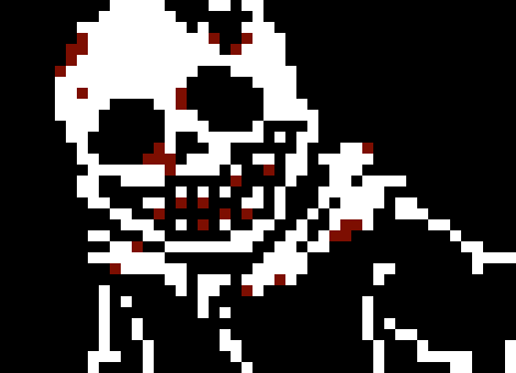 [a82578] (Papyrus Only Has 20 Defense- He would've died but ok) *Repeats the action slashing at his neck this time*