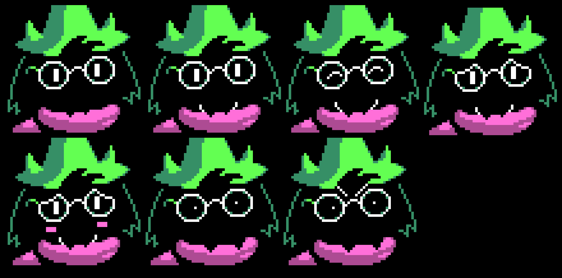 Ralsei faces (Not done) - K.Vargas