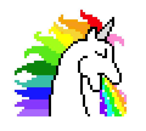 [7accec] Rainbow Puking Unicorn