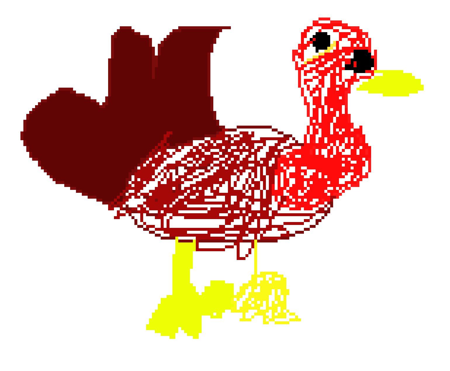 [1d6ed0] Turkey pixel art