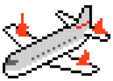 [9664c4] plane on fire