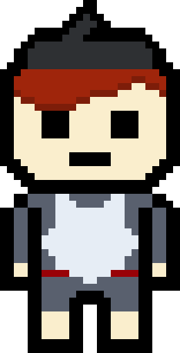 [86a47a] danganronpa pixel sprite base big - Daizen Sasaki
