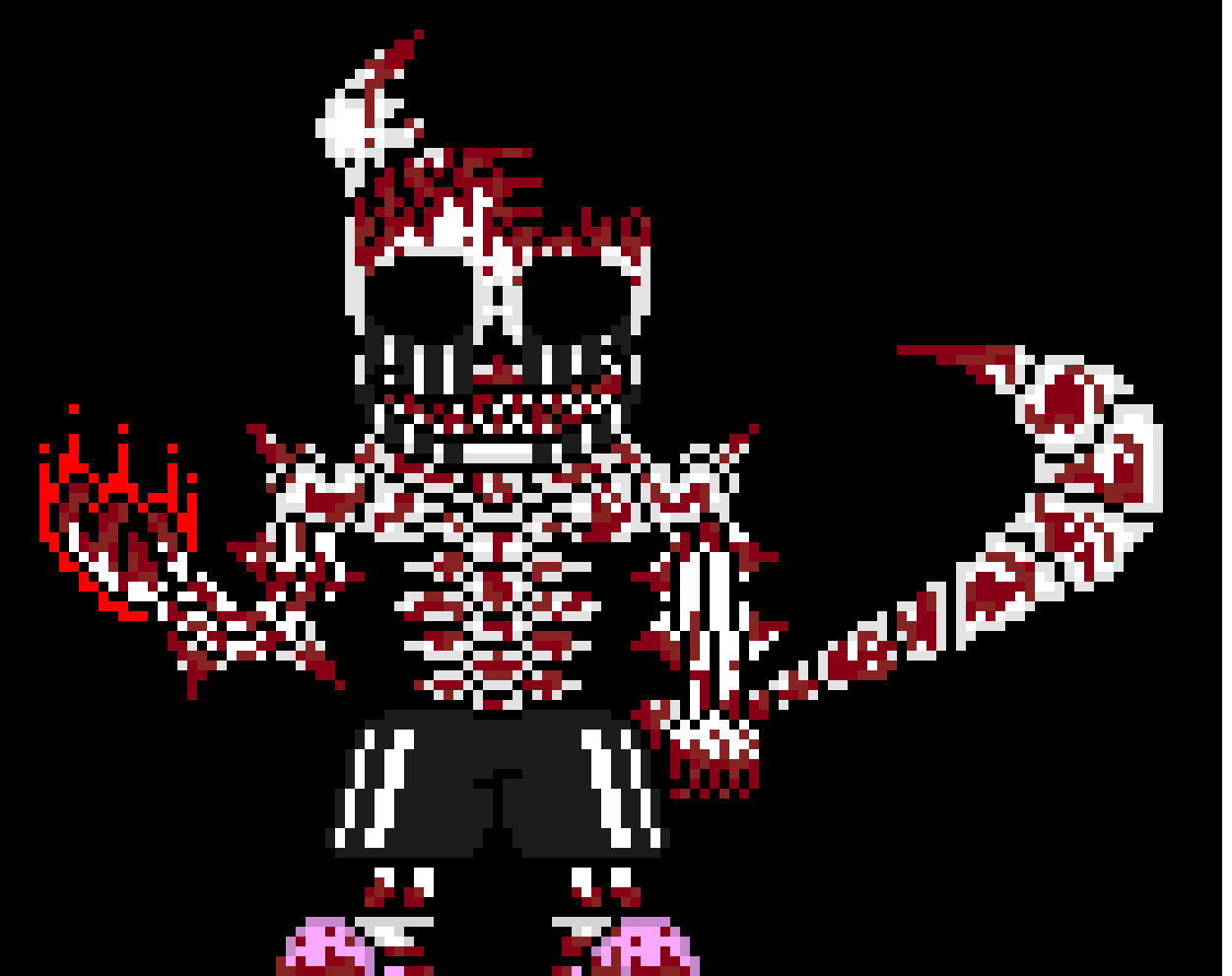 [e8cb42] (ofcourse i somehow think of a name for MadnessShadow before TerrorShadow) *he just stares eyelessly at huggy, it scares him a little* your not my boss freak *starts consuming poppies soul*