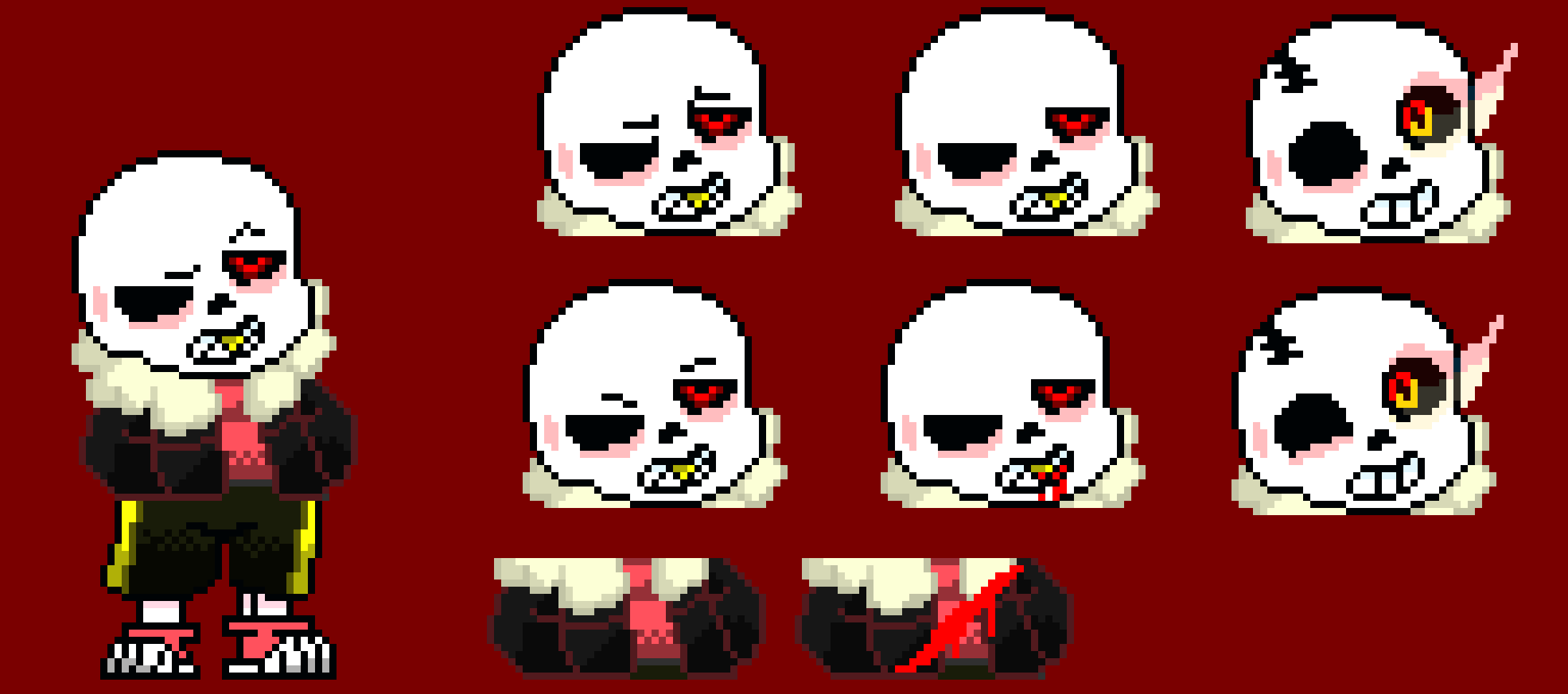 [7ce906] Sprite grid finished for now. -HorrorTale Sans