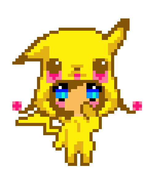 [c3cad3] Pikachu Pajama girl Original