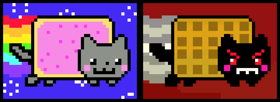 Nyan Cat AND taC nayn