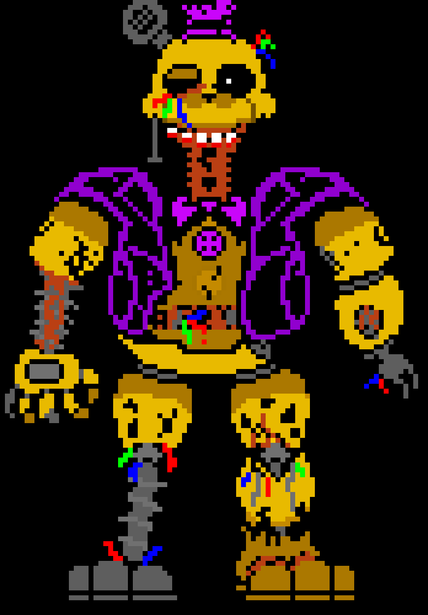 Withered Fredbear/Fredtrap [King Squid Edit]