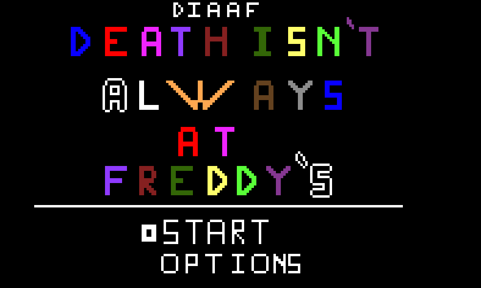 [9664c4] Death isn't always at freddy's (alpha title screen finished)