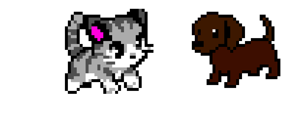 [3b8814] cat and dog
