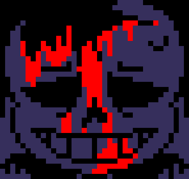 [7ce906] *(Demented just sat there, perfectly still.) -HorrorTale Sans