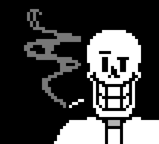 "Yea, im papyrus, papyrus the skeleton, remember the whoopie coushin?"