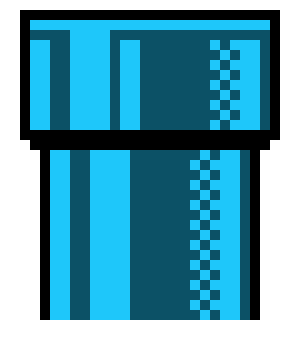 Mario Pipe blue