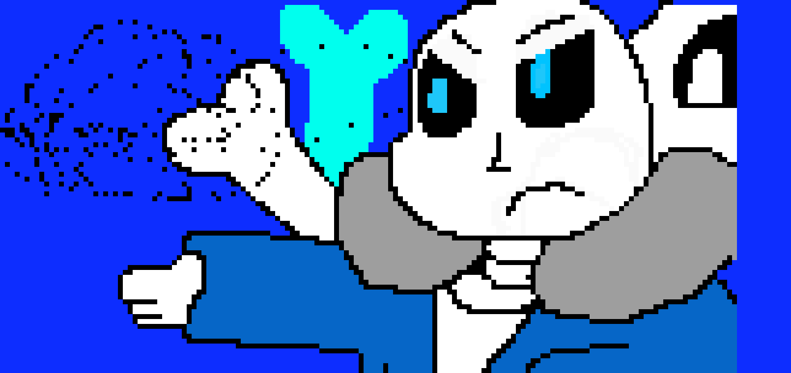 Sans pixelartHYAE4