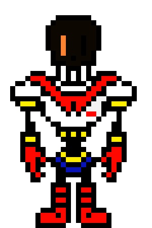 [f52639] UnderTale - Papyrus (Overworld Sprite) (KamuiSenketsu)