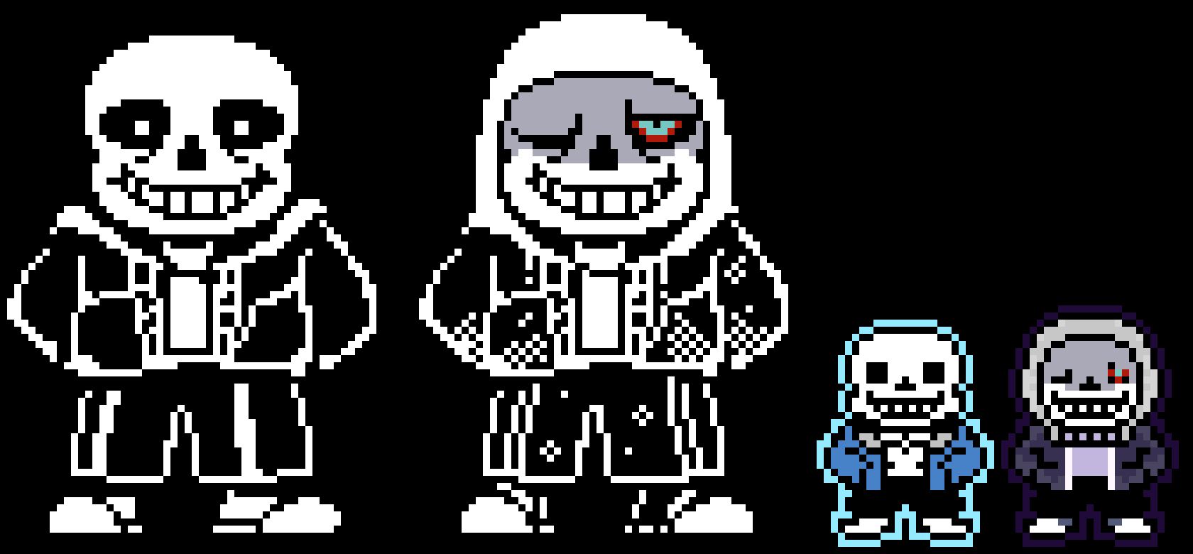 [f16278] Dusttale - Sans Battle Sprite (but it's his official design)