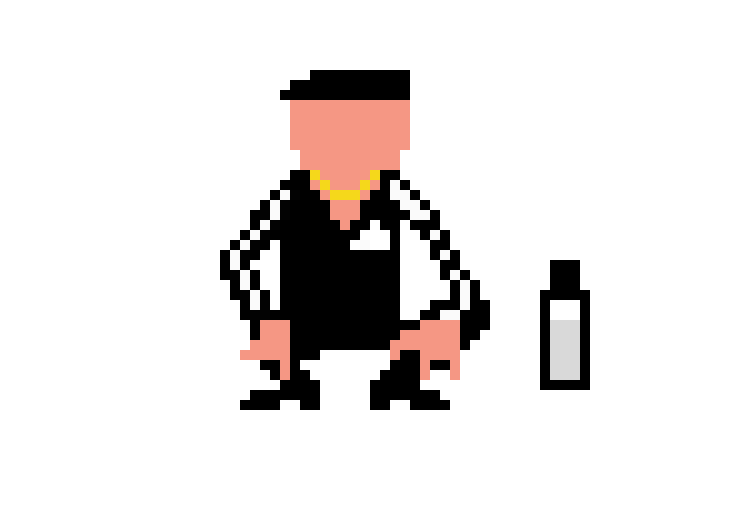 Pixel Slav Squat
